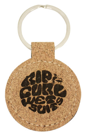 Cork Keychain