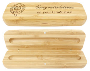 Bamboo Pen Box - Single