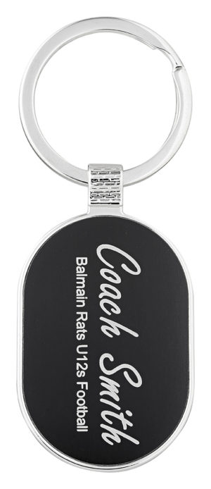 Oval Keychain