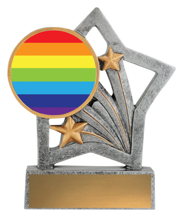 Flash Trophy Rainbow 50mm Insert