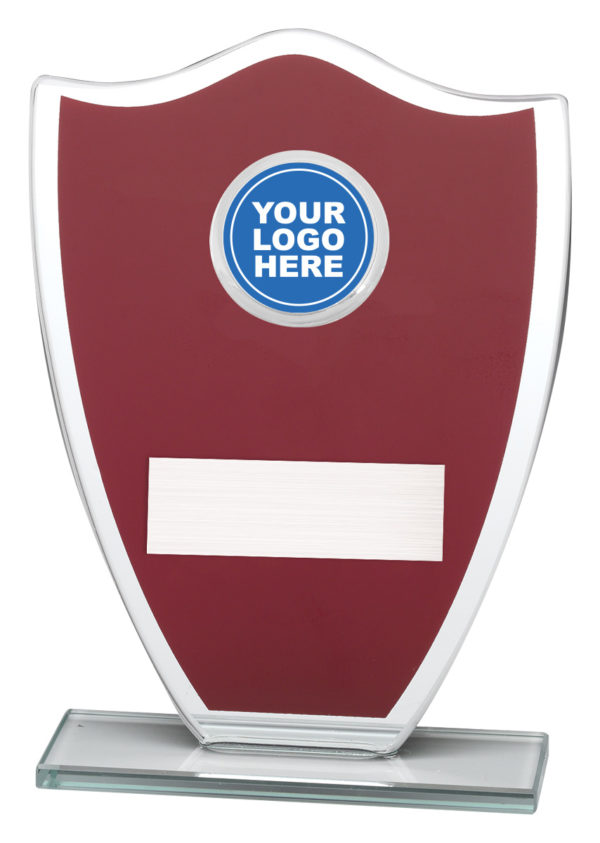 Red Glass Shield 165mm