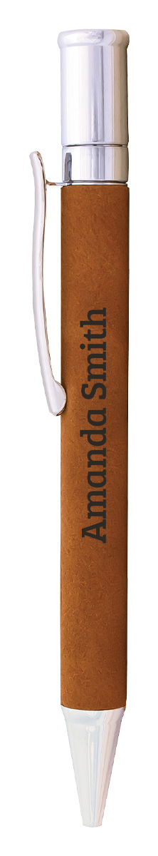 Leatherette Pen - Rawhide