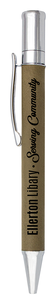 Leatherette Pen - Khaki