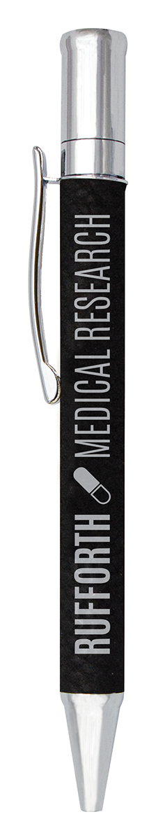 Leatherette Pen - Black