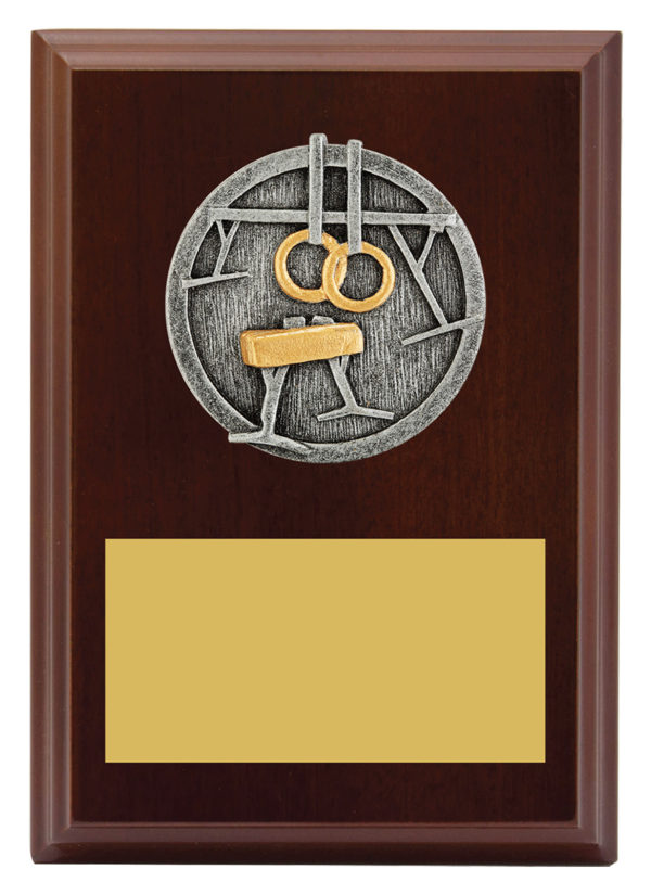 Plaque Peak Gymnastics 150mm