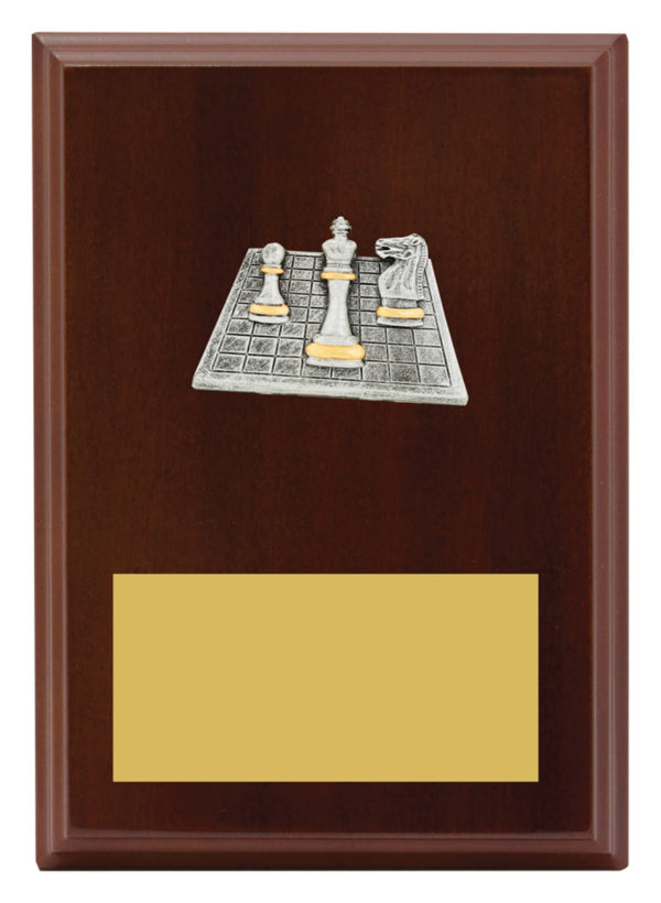 Plaque Peak Chess 175mm