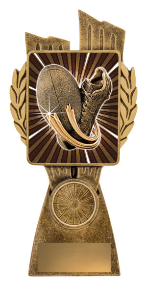 Antique Gold Lynx - Rugby Theme