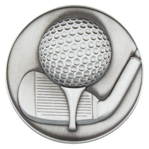 Golf Metal Insert Silver