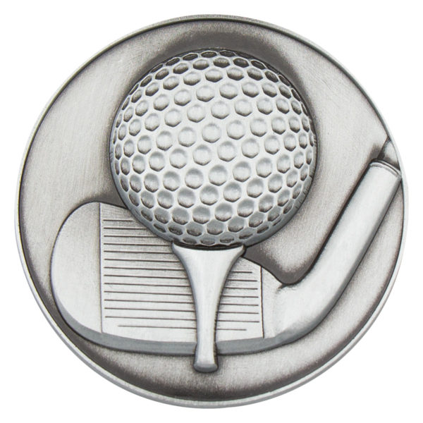 Golf Metal Insert Silver