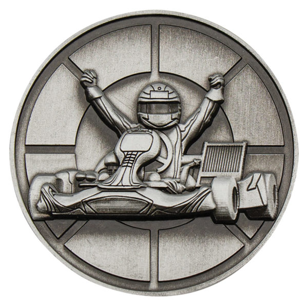 Go Kart Metal Insert Silver