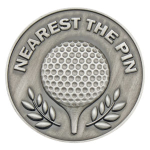 Golf - Nearest The Pin Metal Insert Silver