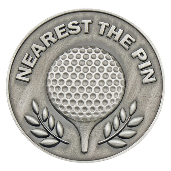 Golf - Nearest The Pin Metal Insert Silver