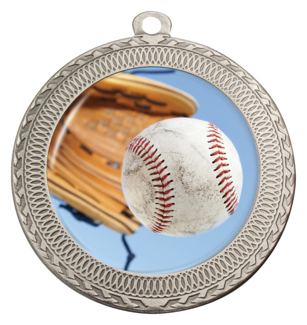 Ovation Baseball Medal Silver