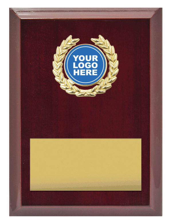 Laurel Plaque Gold 150mm
