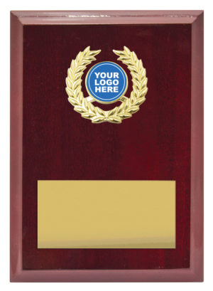 Laurel Plaque Gold 175mm