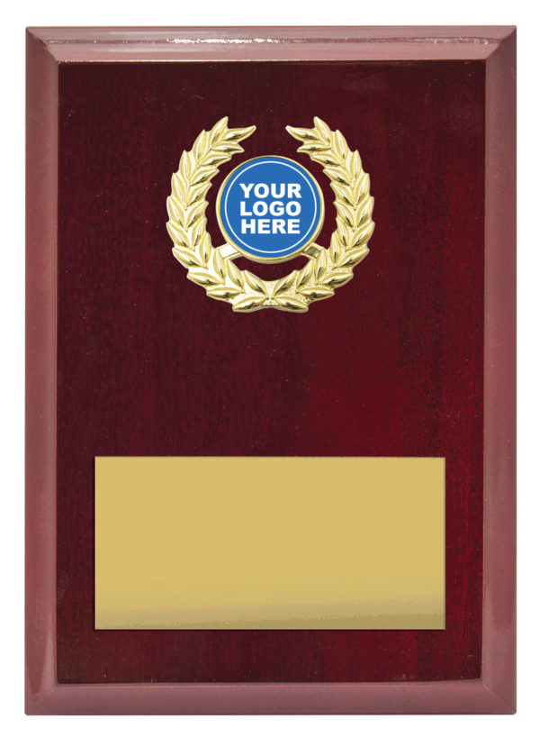 Laurel Plaque Gold 175mm