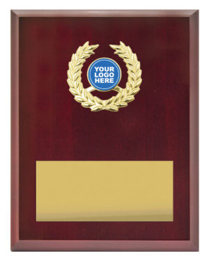 Laurel Plaque Gold 225mm