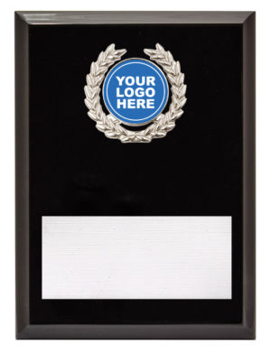 Laurel Plaque Silver 150mm