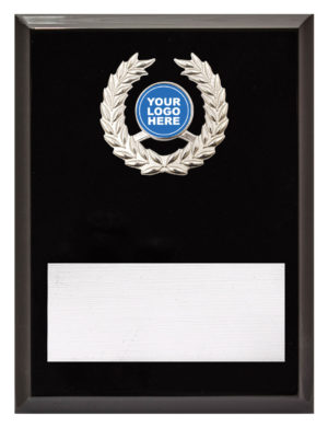 Laurel Plaque Silver 200mm