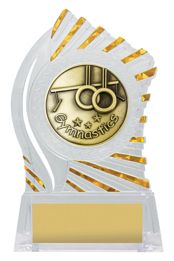 Solar Acrylic Trophy - Gymnastics