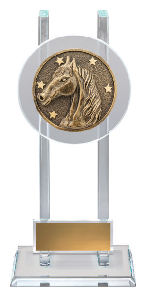 Horse Spartan Glass