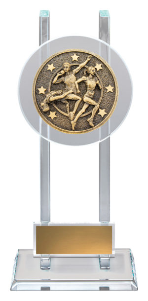 Track & Field Spartan Glass