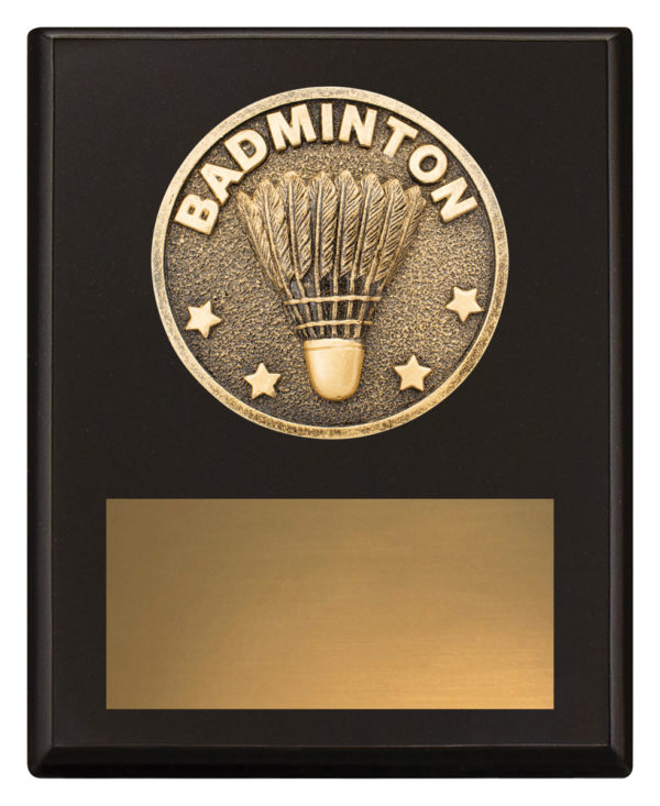 Challenge Plaque Badminton 150mm
