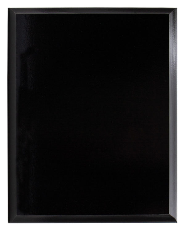 Value Plaque Black Gloss 225mm