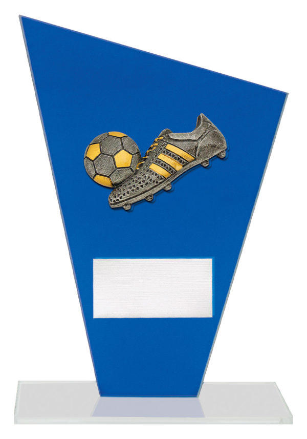 Cobalt Glass Football 210mm