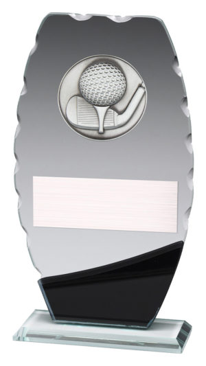 Golf Theme Clipped Oval