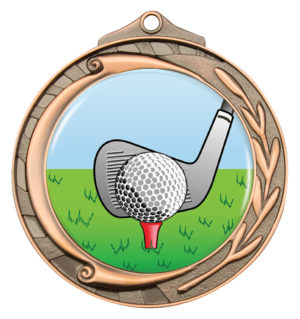 Wreath Medal Golf Bronze
