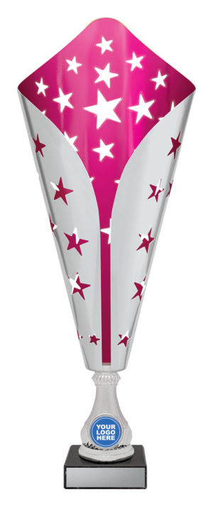 Galaxy Cup Silver / Pink 390mm