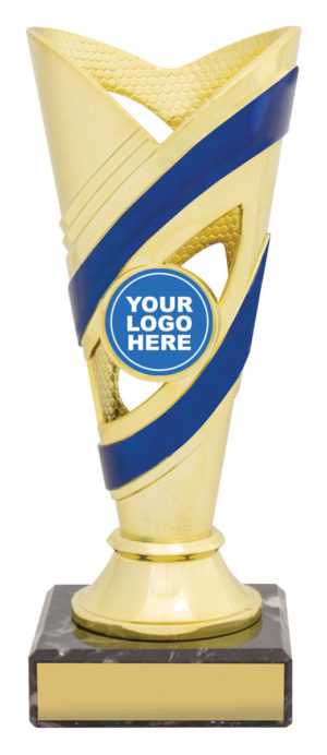Curve Cup Gold / Blue 170mm