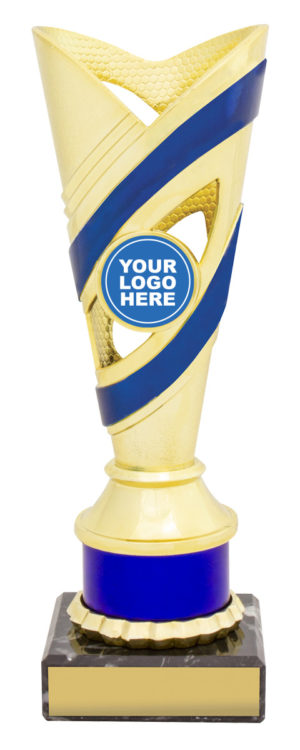 Curve Cup Gold / Blue 200mm