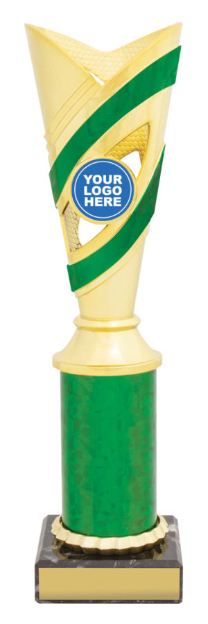 Curve Cup Gold / Green 250mm