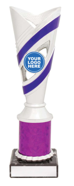 Curve Cup Silver / Purple 225mm