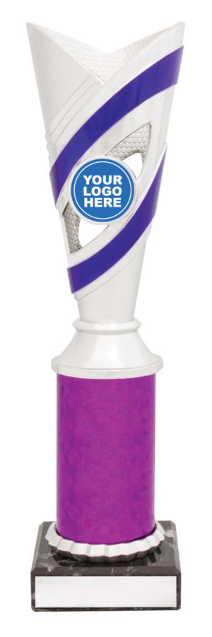 Curve Cup Silver / Purple 250mm