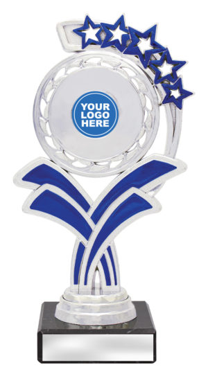 Silver / Blue Kona Trophy 190mm