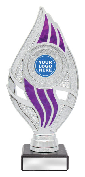 Rio Purple / Silver on Marble 190mm