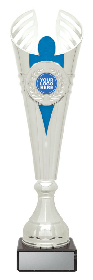 Angel Cup Silver / Blue 350mm