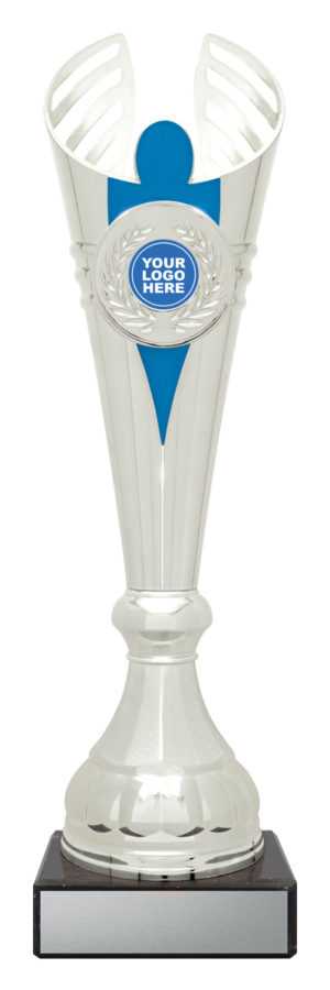 Angel Cup Silver / Blue 380mm