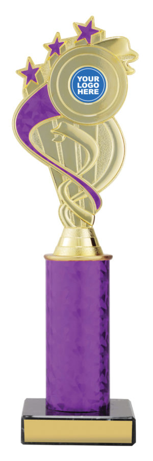Purple Ribbon Star