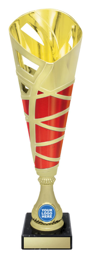 Hex Cup Gold / Red 350mm