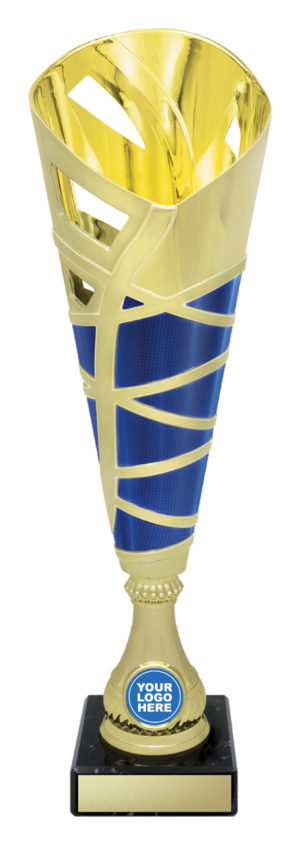 Hex Cup Gold / Blue 350mm