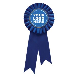 Blue Rosette w/ Clip