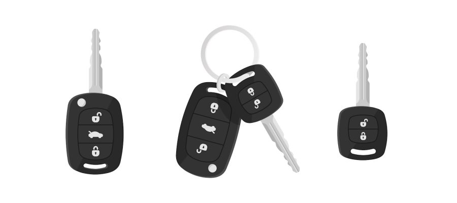 Key fobs for vehicles are the most common